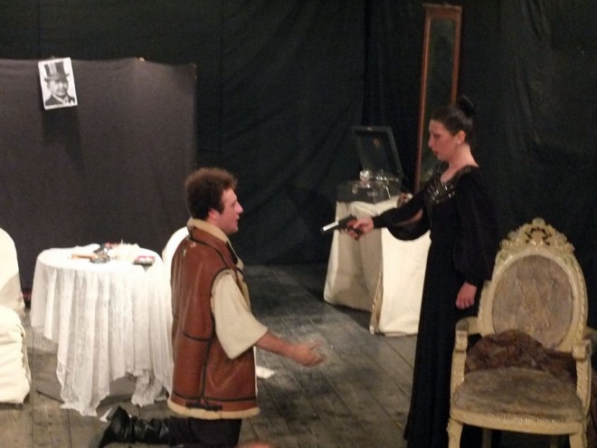 Tbilisi Dram Teatrında azərbaycanlı rejissorun tamaşası oynanılıb - fotolar 