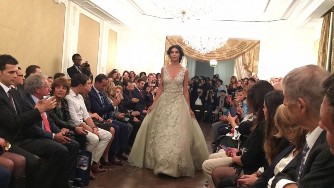 Parisdə azərbaycanlı modelyerin kolleksiyası nümayiş etdirilib - fotolar 