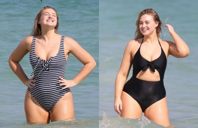 Model Mayami sahilində poz verdi - foto