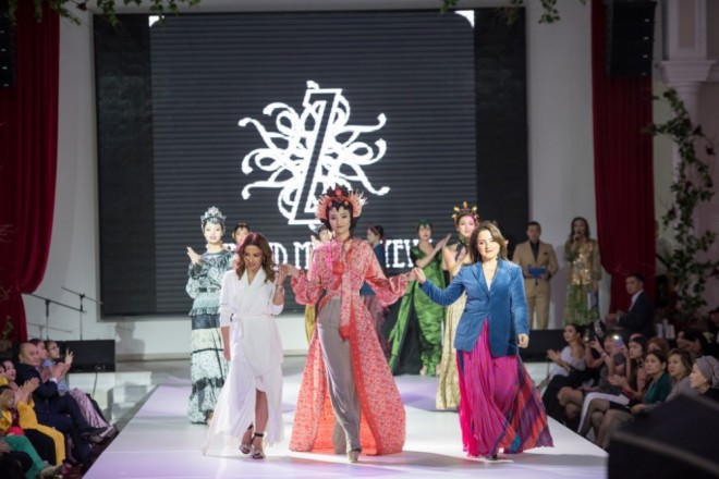 Azərbaycan moda festivalında - foto