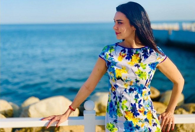 Oksana "Sevgi romanı" filmi çəkir