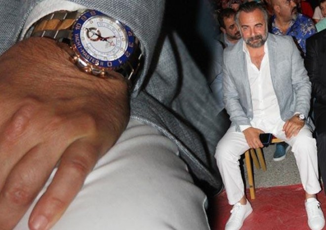 Aktyor 110 min lirəlik saat taxır