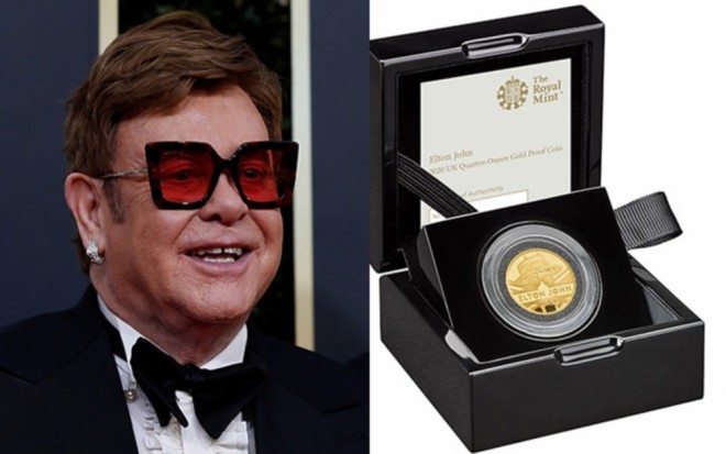 Elton Conun şərəfinə qızıl sikkə hazırlandı