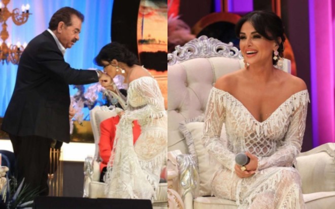 Günelin Tatlısesin əlini öpdüyü fotosu
