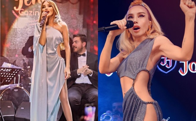 Müğənni həmkarını geyimdə təkrarladı - foto