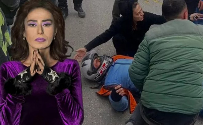 Yıldız Tilbe qəza törədib - foto